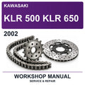 2002 Kawasaki KLR 500 KLR 650 Workshop Service & Repair Manual