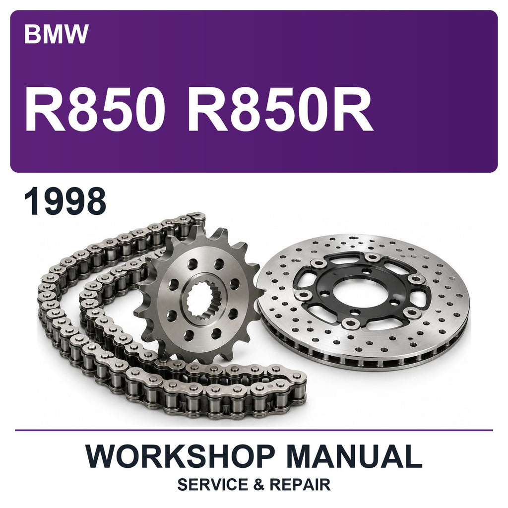 1998 BMW R850 R850R Workshop Service & Repair Manual