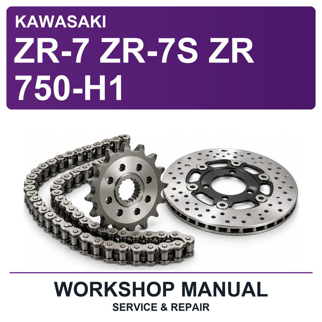 Kawasaki Zr-7 Zr-7S Zr 750-H1 Workshop Service & Repair Manual