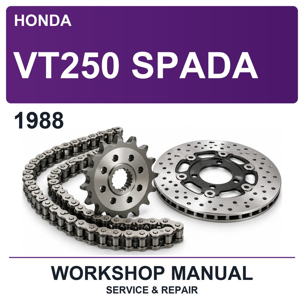 1988 Honda VT250 Spada Workshop Service & Repair Manual
