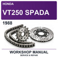 1988 Honda VT250 Spada Workshop Service & Repair Manual