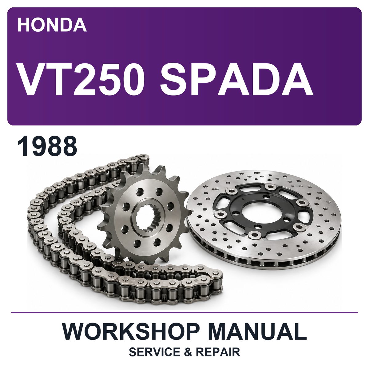 1988 Honda VT250 Spada Workshop Service & Repair Manual