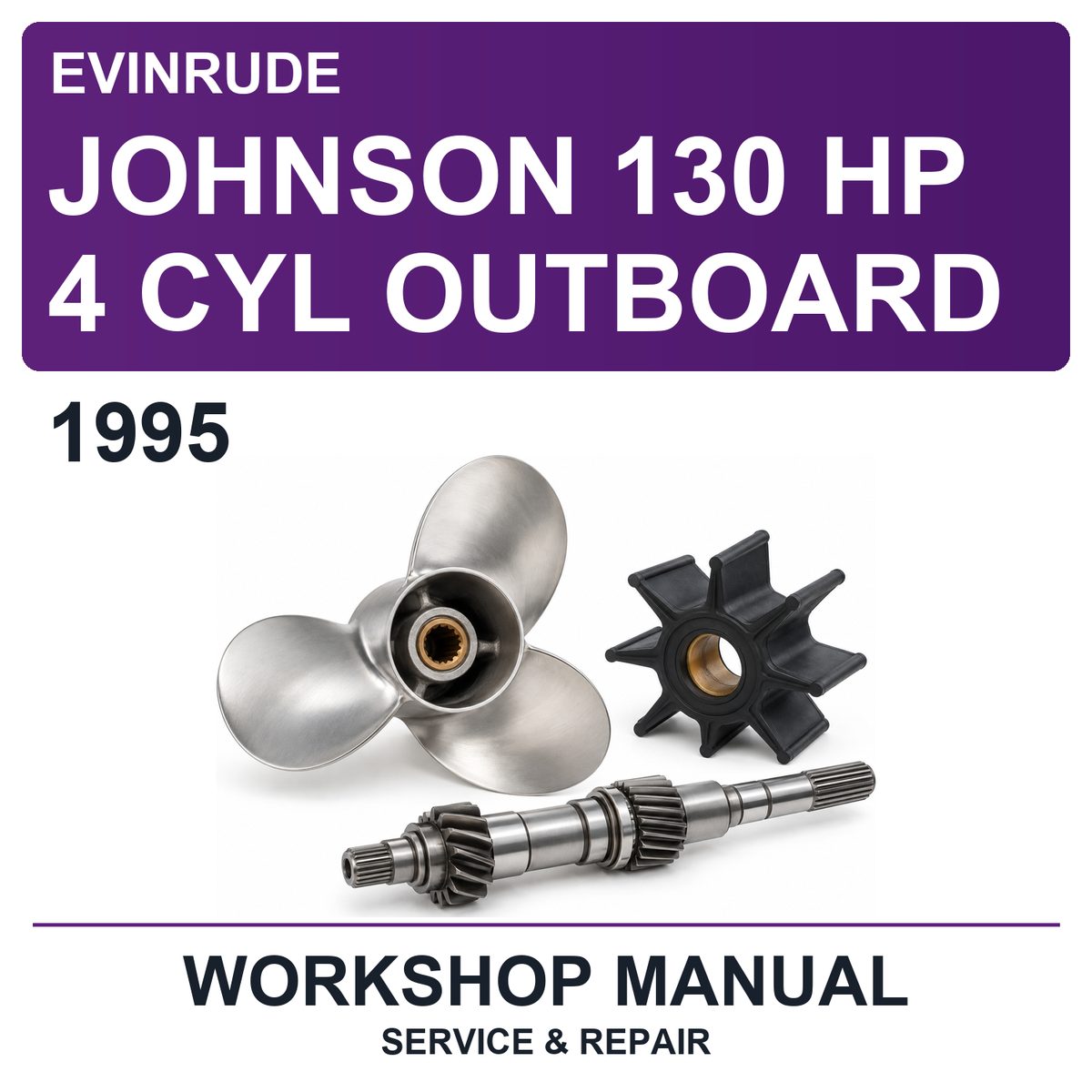 1995 Evinrude Johnson 130 HP 4 Cyl Outboard Workshop Service & Repair Manual