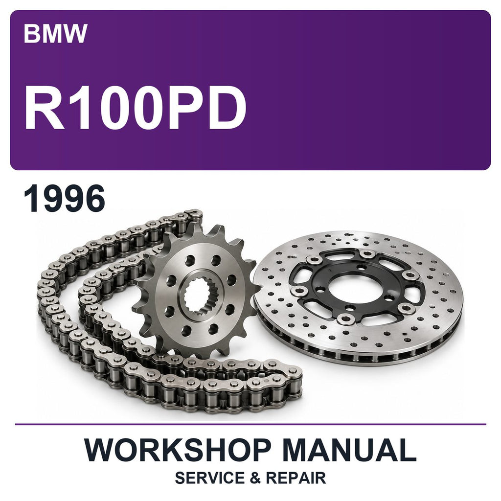 1996 BMW R100PD Workshop Service & Repair Manual