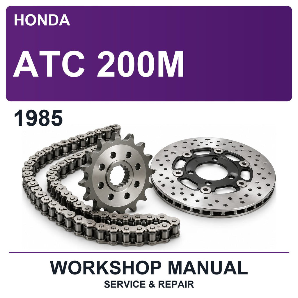 1985 Honda Atc 200M Workshop Service & Repair Manual