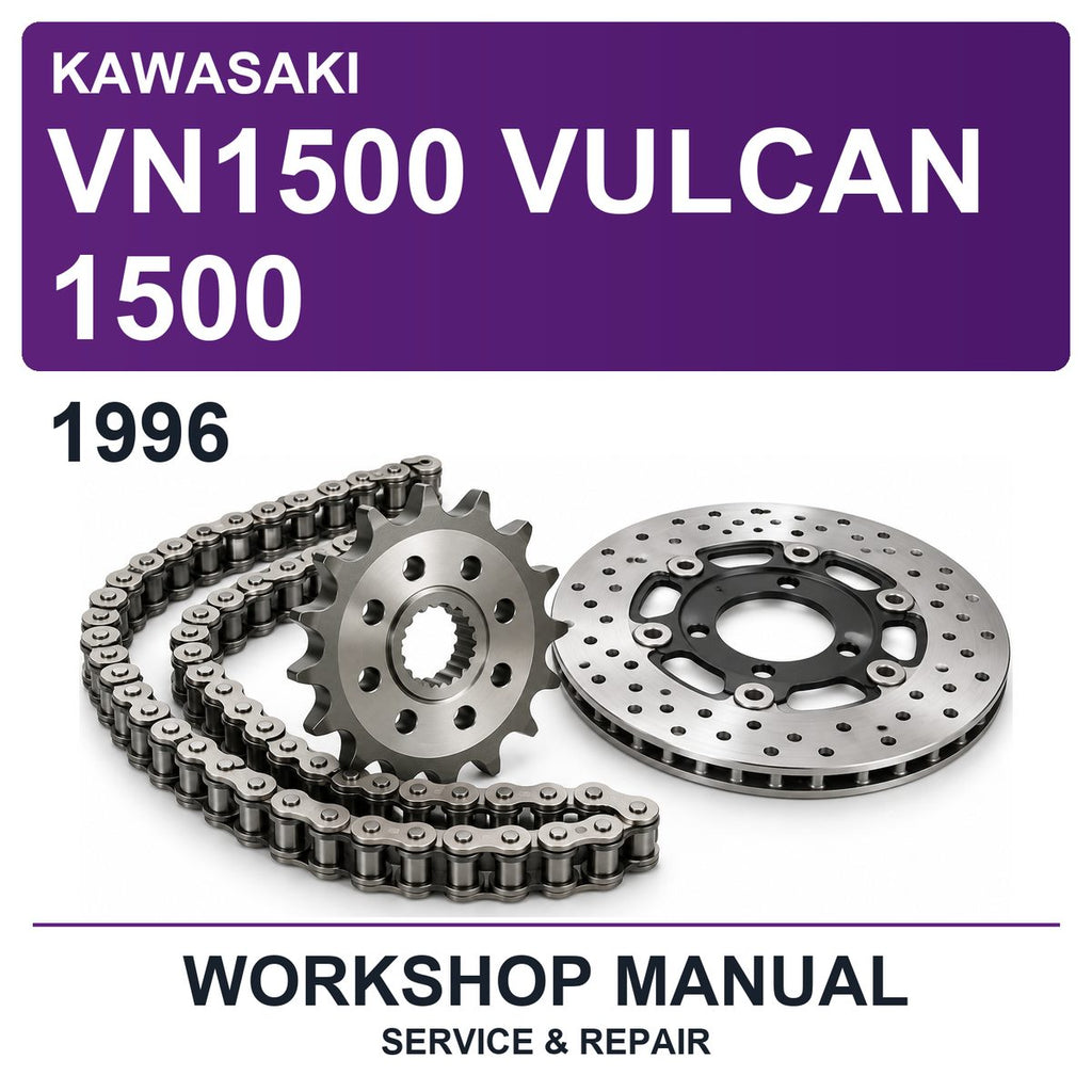 1996 Kawasaki VN1500 Vulcan 1500 Workshop Service & Repair Manual