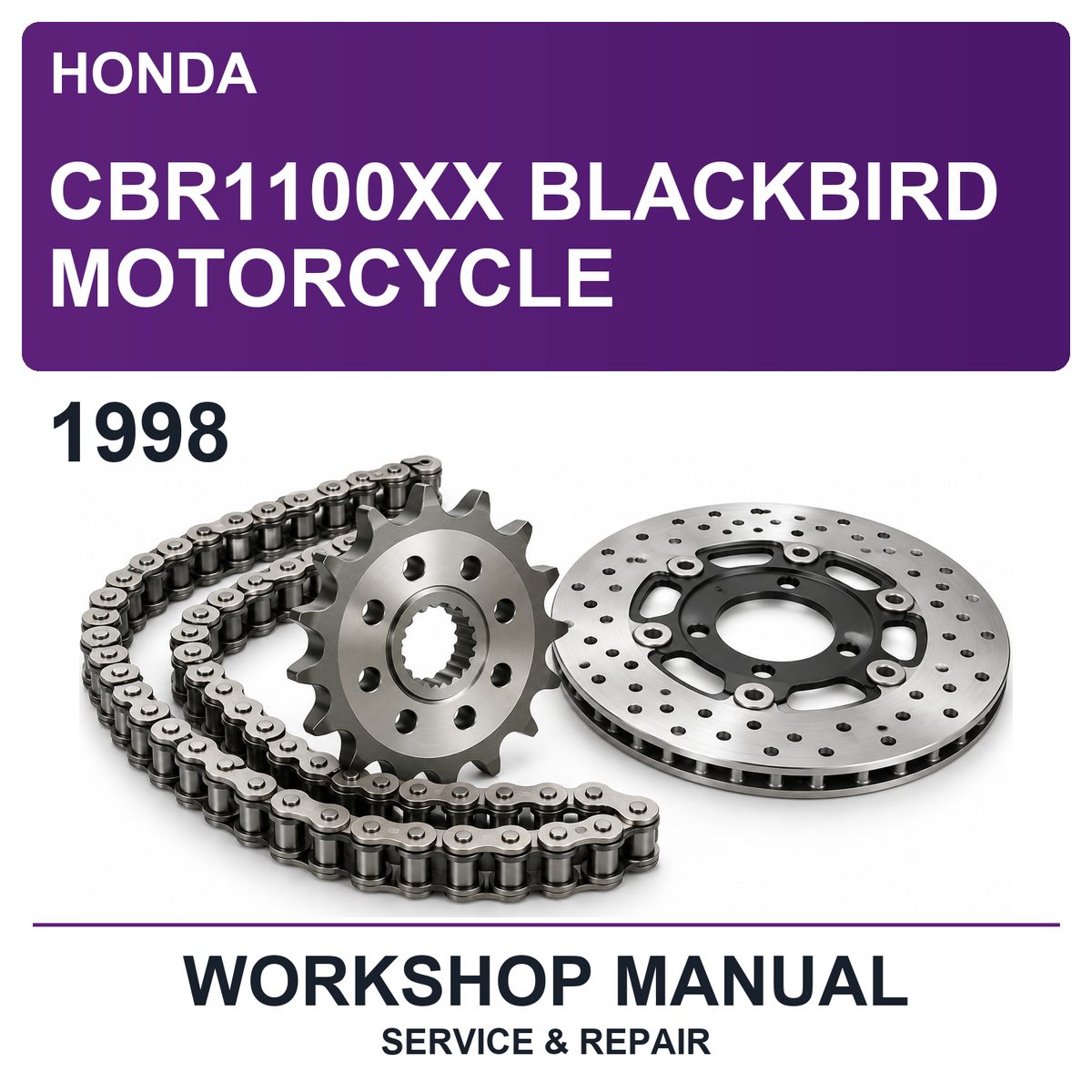 1998 Honda CBR1100XX Blackbird Motorcycle Workshop Service & Repair Manual