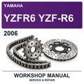 2006 Yamaha YZFR6 YZF-R6 Workshop Service & Repair Manual