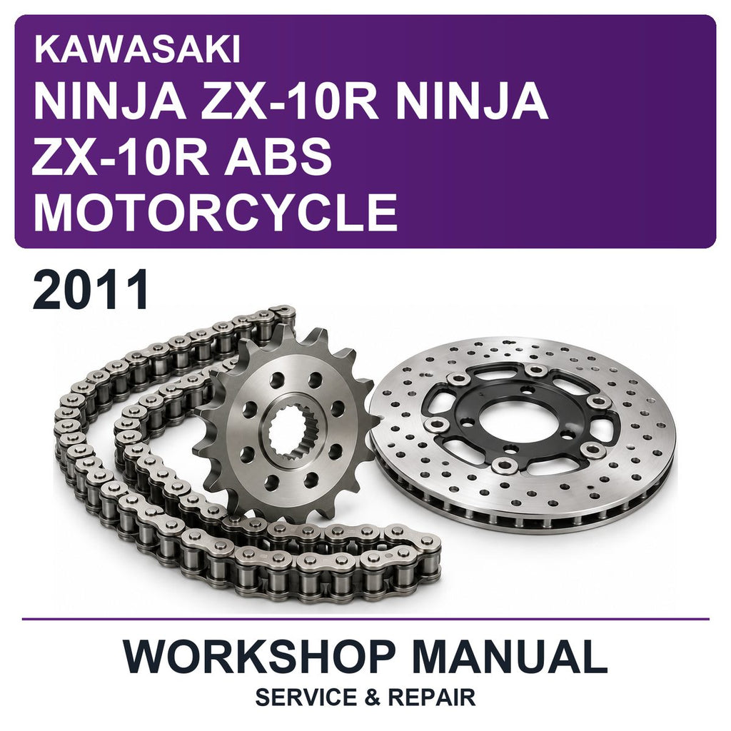 2011 Kawasaki Ninja ZX-10R Ninja ZX-10R ABS Motorcycle Workshop Service & Repair Manual