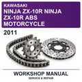 2011 Kawasaki Ninja ZX-10R Ninja ZX-10R ABS Motorcycle Workshop Service & Repair Manual