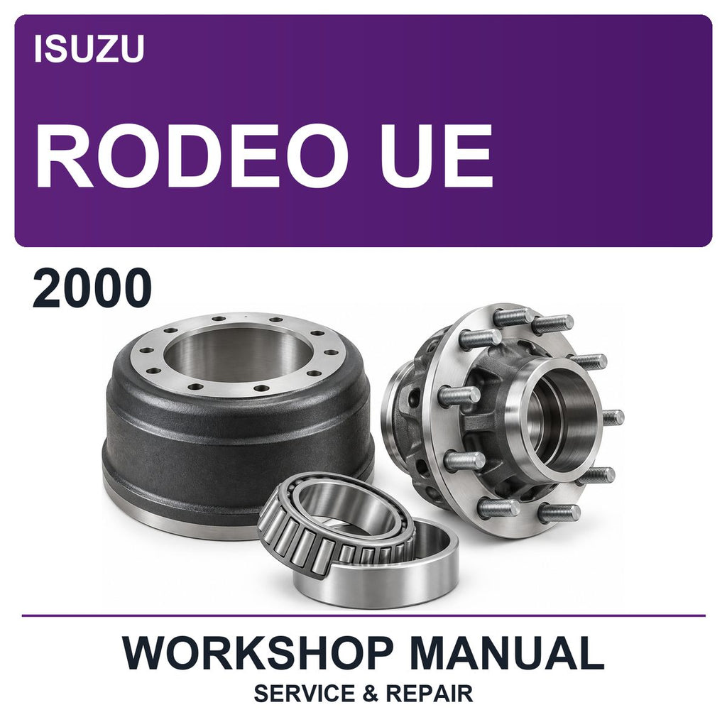 2000 Isuzu Rodeo UE Workshop Service & Repair Manual