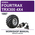 1997 Honda Fourtrax TRX300 4X4 Workshop Service & Repair Manual