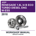 2018 Jeep Renegade 1.6L I4 B Eco Turbo Diesel Eng W-ESS Workshop Service & Repair Manual