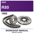1985 BMW R80 Workshop Service & Repair Manual