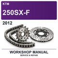 2012 KTM 250SX-F Workshop Service & Repair Manual