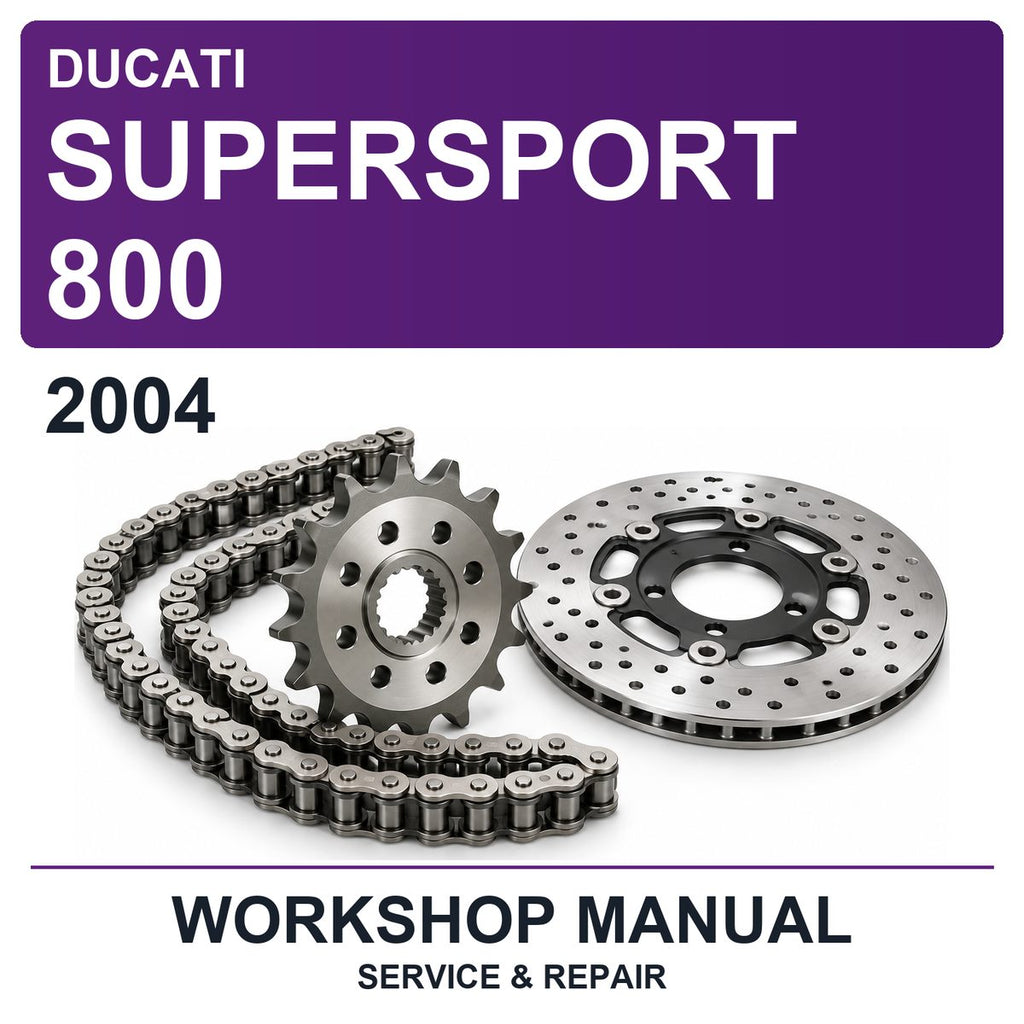 2004 Ducati Supersport 800 Workshop Service & Repair Manual