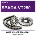 Honda Spada VT250 Workshop Service & Repair Manual