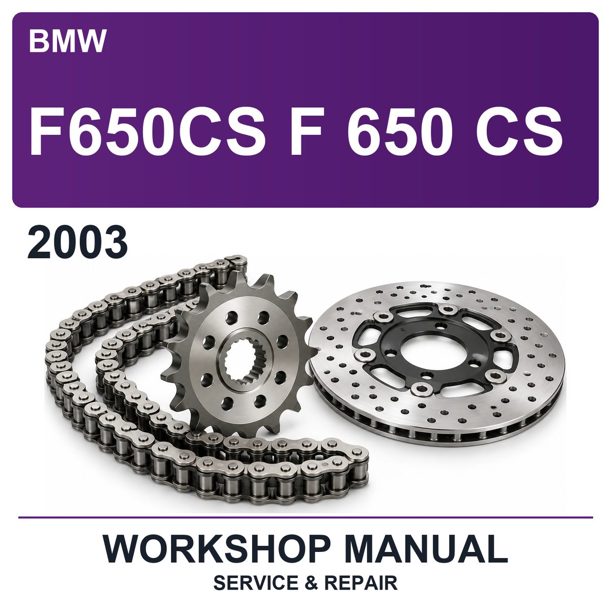 2003 BMW F650CS F 650 CS Workshop Service & Repair Manual