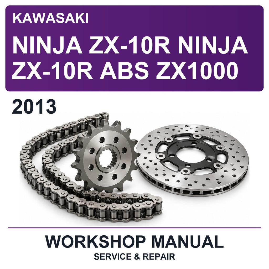2013 Kawasaki Ninja ZX-10R Ninja ZX-10R ABS ZX1000 Workshop Service & Repair Manual