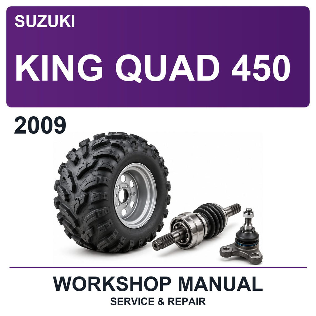 2009 Suzuki King Quad 450 Workshop Service & Repair Manual
