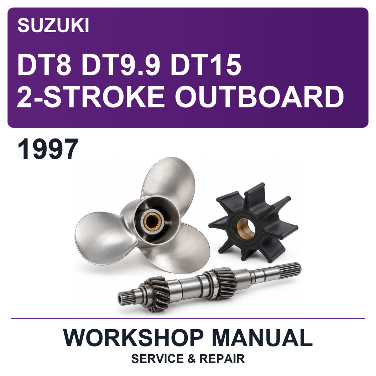 1997 Suzuki DT8 DT9.9 DT15 2-Stroke Outboard Workshop Service & Repair Manual