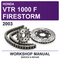 2003 Honda VTR 1000 F Firestorm Workshop Service & Repair Manual