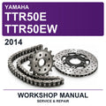 2014 Yamaha TTR50E TTR50EW Workshop Service & Repair Manual