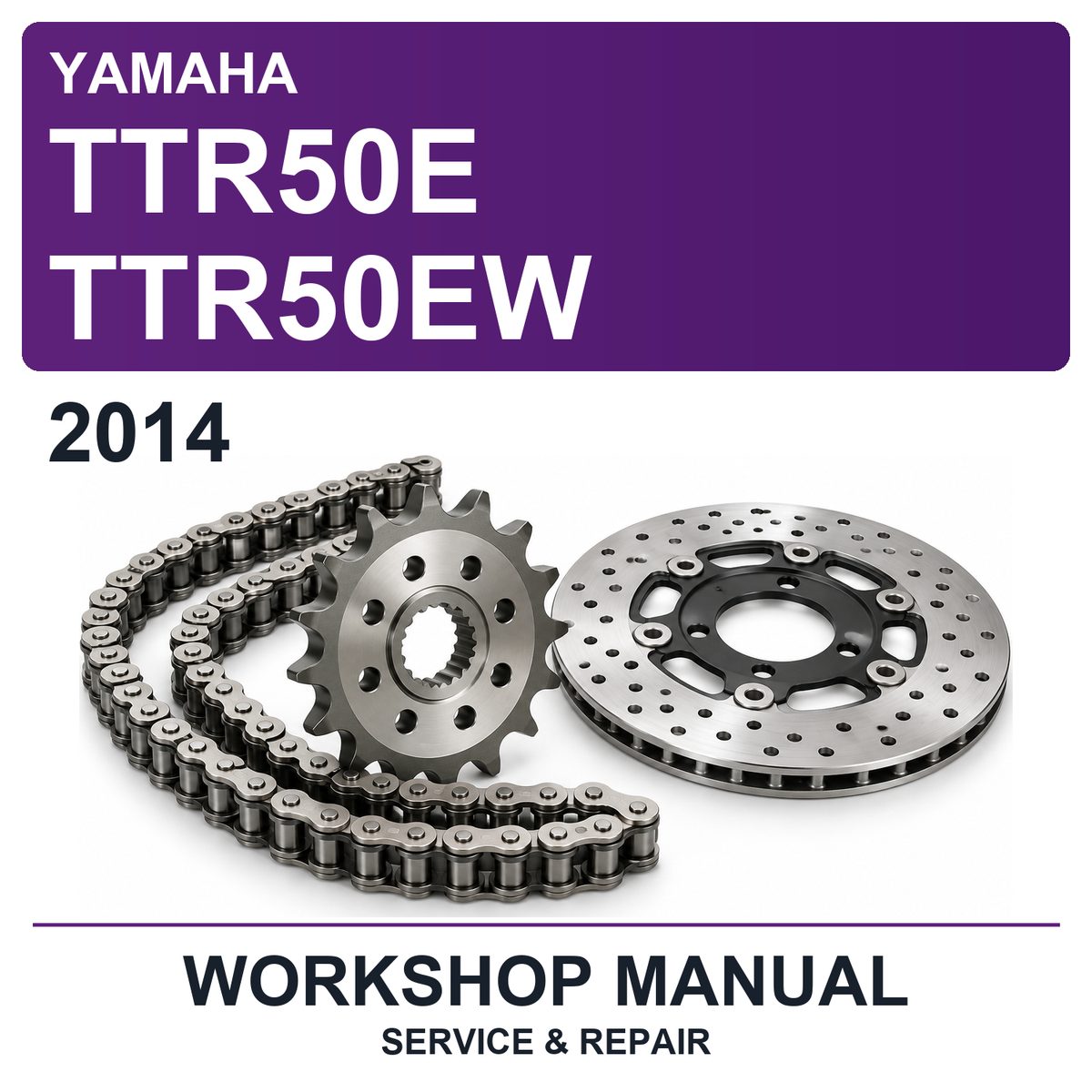 2014 Yamaha TTR50E TTR50EW Workshop Service & Repair Manual