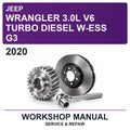 2020 Jeep Wrangler 3.0L V6 Turbo Diesel W-ESS G3 Workshop Service & Repair Manual