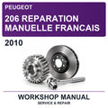 2010 Peugeot 206 Reparation Manuelle Francais Workshop Service & Repair Manual