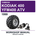 1999 Yamaha Kodiak 400 YFM400 ATV Workshop Service & Repair Manual