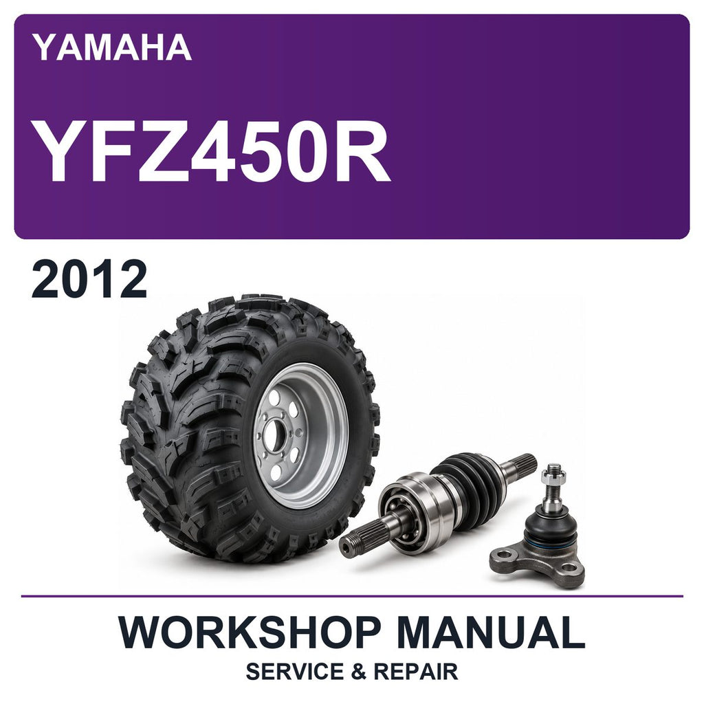 2012 Yamaha YFZ450R Workshop Service & Repair Manual