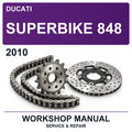 2010 Ducati Superbike 848 Workshop Service & Repair Manual