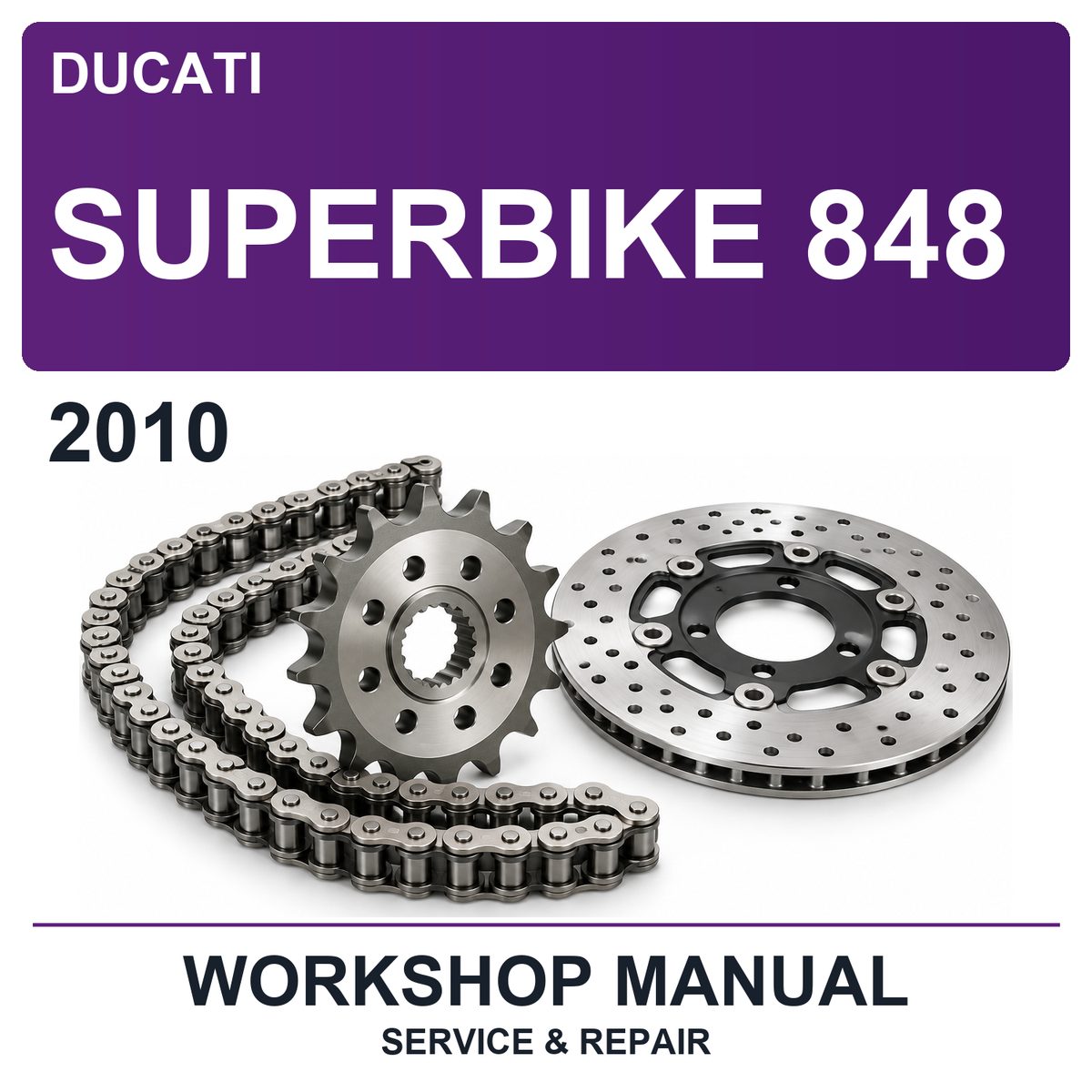 2010 Ducati Superbike 848 Workshop Service & Repair Manual