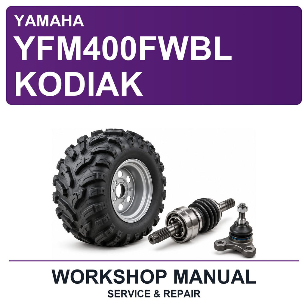 Yamaha YFM400FWBL Kodiak Workshop Service & Repair Manual