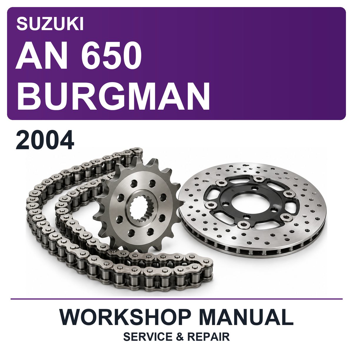 2004 Suzuki AN 650 Burgman Workshop Service & Repair Manual
