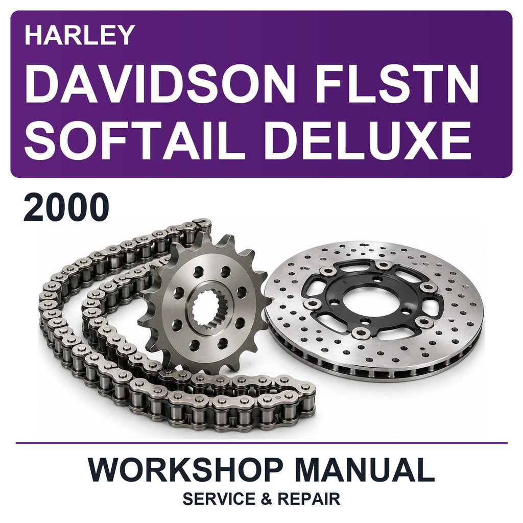 2000 Harley Davidson Flstn Softail Deluxe Workshop Service & Repair Manual
