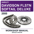 2000 Harley Davidson Flstn Softail Deluxe Workshop Service & Repair Manual