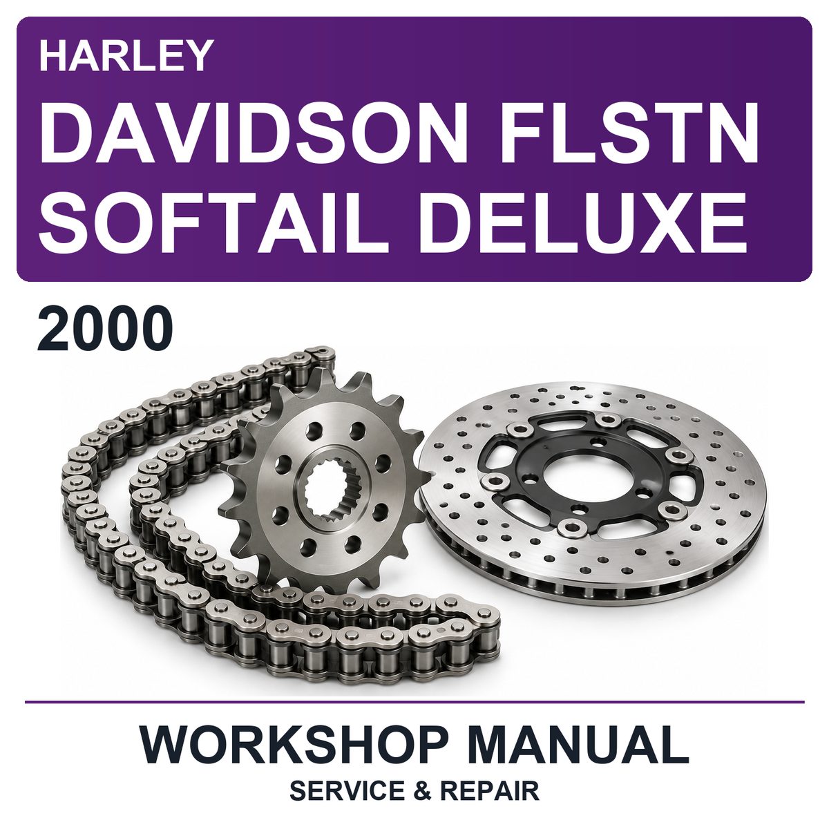 2000 Harley Davidson Flstn Softail Deluxe Workshop Service & Repair Manual