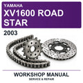 2003 Yamaha XV1600 Road Star Workshop Service & Repair Manual