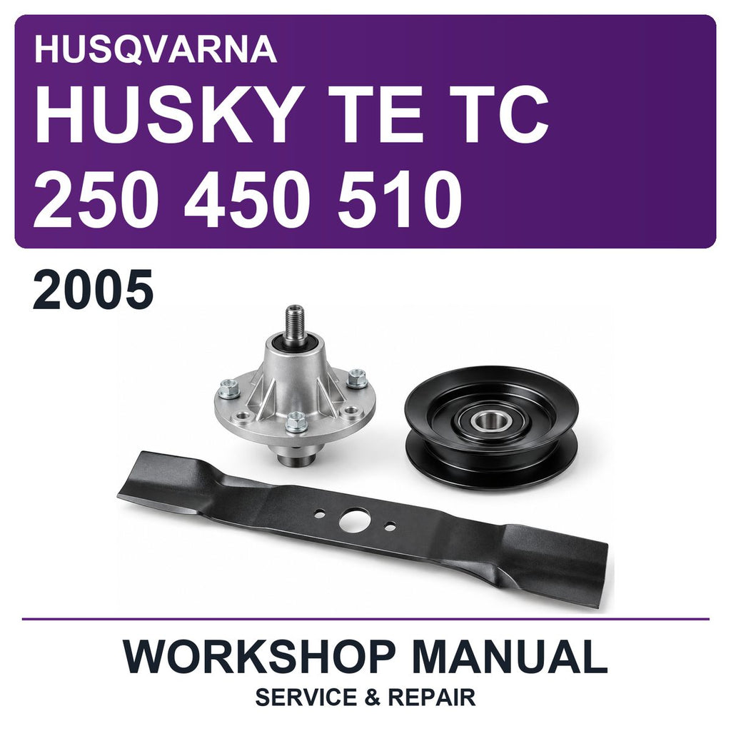 2005 Husqvarna Husky Te Tc 250 450 510 Workshop Service & Repair Manual