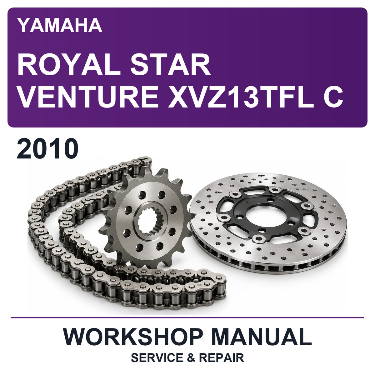 2010 Yamaha Royal Star Venture XVZ13TFL C Workshop Service & Repair Manual