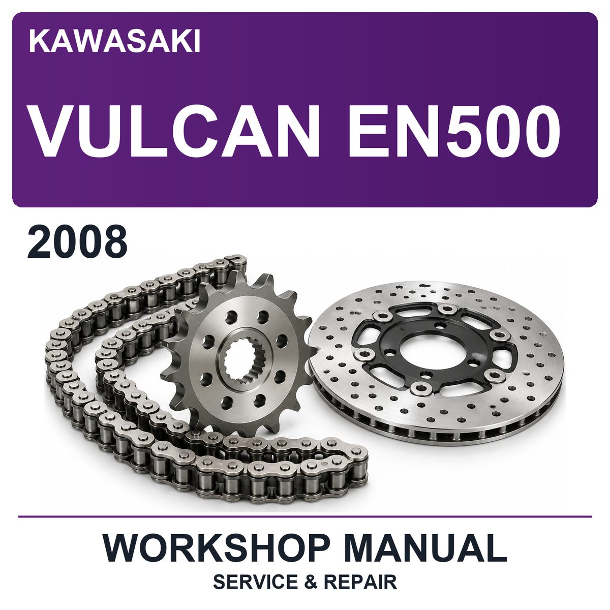 2008 Kawasaki Vulcan EN500 Workshop Service & Repair Manual
