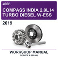2019 Jeep Compass India 2.0L I4 Turbo Diesel W-ESS Workshop Service & Repair Manual
