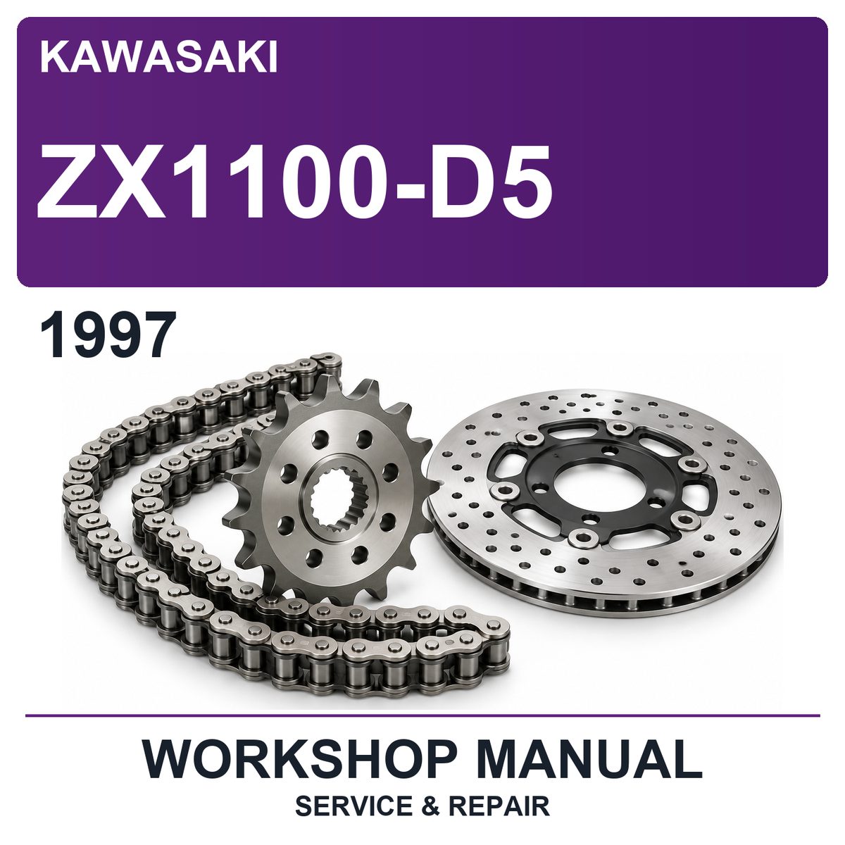1997 Kawasaki ZX1100-D5 Workshop Service & Repair Manual