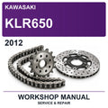 2012 Kawasaki KLR650 Workshop Service & Repair Manual