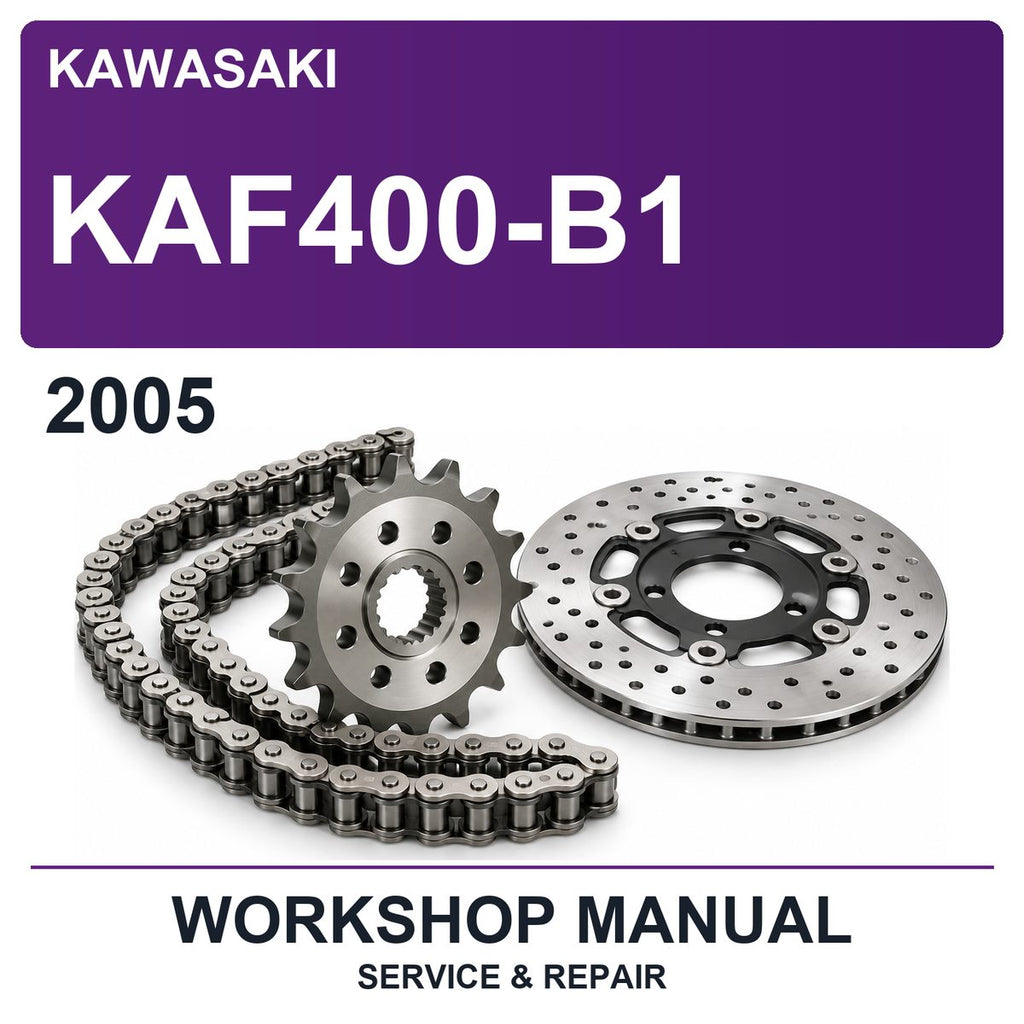2005 Kawasaki KAF400-B1 Workshop Service & Repair Manual