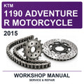 2015 KTM 1190 Adventure R Motorcycle Workshop Service & Repair Manual