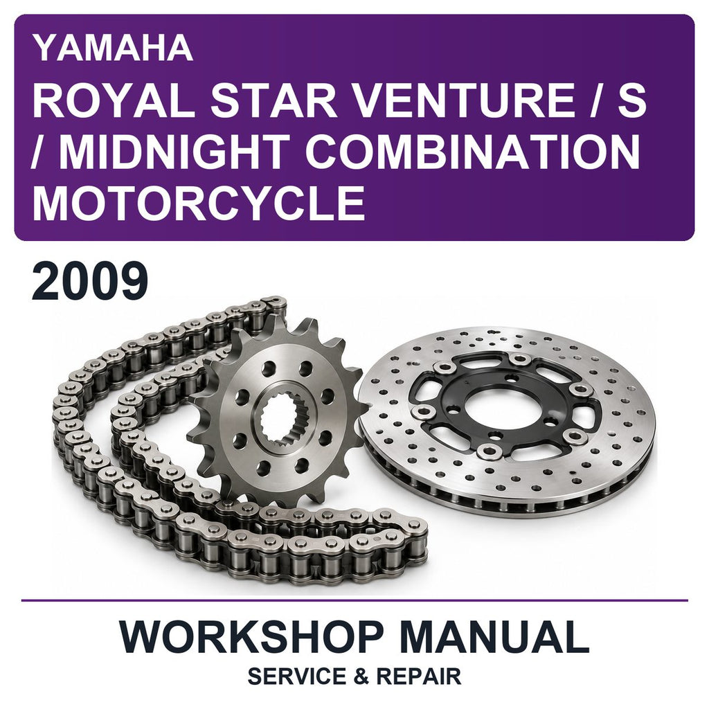 2009 Yamaha Royal Star Venture / S / Midnight Combination Motorcycle Workshop Service & Repair Manual
