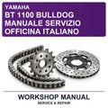 Yamaha BT 1100 Bulldog Manuale Servizio Officina Italiano Workshop Service & Repair Manual